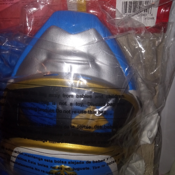 Saban's Blue Power Rangers Megaforce Costume with mask NEW Medium boys 7/8 - Picture 4 of 6